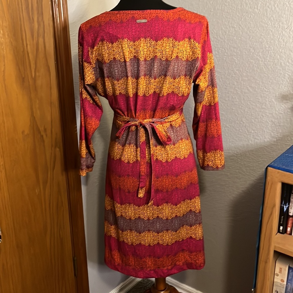 Merrell Lorimer Stretch Polyester Print Dress - Picture 3 of 6